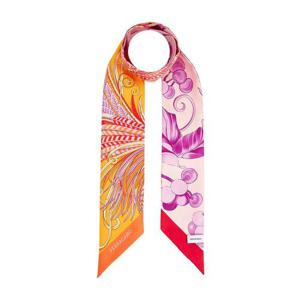 페라가모 애니멀 여성 실크 스카프 320970 0780207