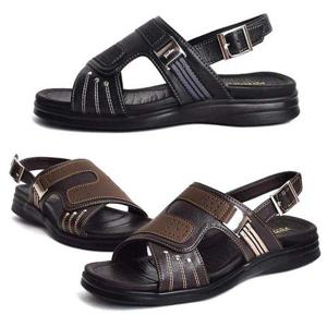 키높이 남성 엠보샌들 캐주얼 가죽 버클샌달 슬리퍼 (WFHG9IC)