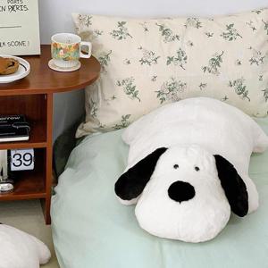 얼룩 강아지인형 애착 봉제인형 바디필로우 쿠션 70cm