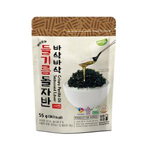 [네이처픽] 바삭바삭 광천 들기름돌자반 4팩