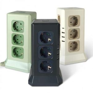 안전16구 타워멀티탭 USB충전기