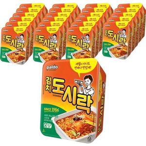 팔도 김치 도시락 컵라면 86g 24개