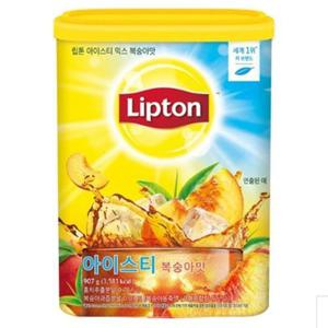 VCM 립톤 아이스티 복숭아 907g