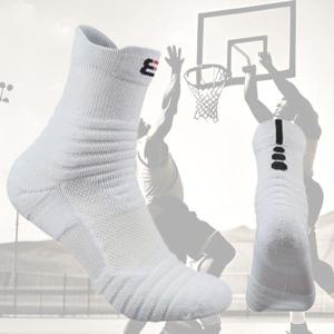 스포츠양말 흰색 중목 장목 기능성 양말 WD97332