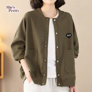 [쉬즈프리티]꾸뜨하트패치블루종