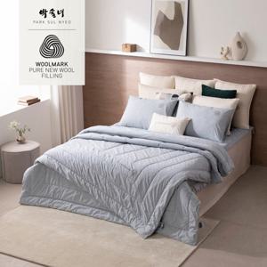 [SS 이불1장+베커1장]26SS 호주산 100% 워셔블  삶은 양모 이불 1장+ 베개커버1장[박술녀]