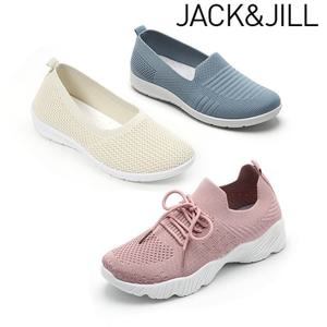 [잭앤질 슈즈] 가볍고 편안한 니트 메쉬 슬립온/스니커즈