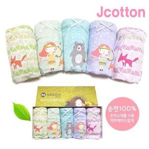 [제이코튼]생일선물 유치원생 여아팬티