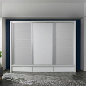 [우아미가구]마젠타 슬라이딩 도어 장롱 풀세트 10자