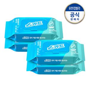 스카트 유리거울 세정티슈 30매x4팩