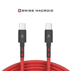 스위스밀리터리 C타입 to C타입 PD충전 롱케이블 2M (W5F6D3D)