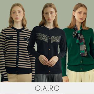 [오아로] 23FW 카디건형 풀오버 3종 + 스카프 1종