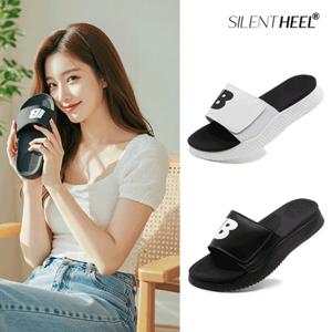 국내생산 이중 쿠션 발등조절 찍찍이 스트랩 슬리퍼 여름 여성 남성 발편한 사무실 학교 병원 실내화 KS015