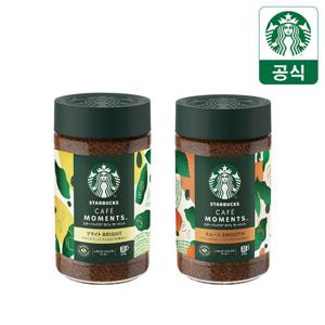 [5만원이상 랜덤굿즈] 스타벅스 카페모먼트 프리미엄 인스턴트 병 커피 2종 (카페모먼트 브라이트/스무스)