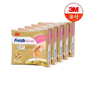[3M]후레쉬 위생장갑 200매 5개세트