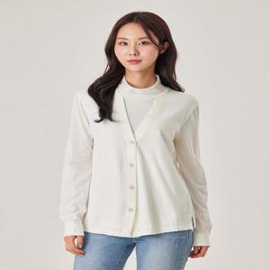 [조이너스]레이어 가디건 폴라 티셔츠_JACS1-WKL100