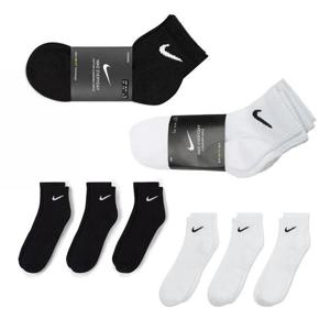 [나이키][3pack] 스포츠 쿠션 크루삭스 스우시 단목 3PACK 화이트/블랙