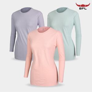 BFL 라벤더 여성 기능성 봄 여름 아웃도어 라운드 긴팔 티셔츠(KP42LT002W)