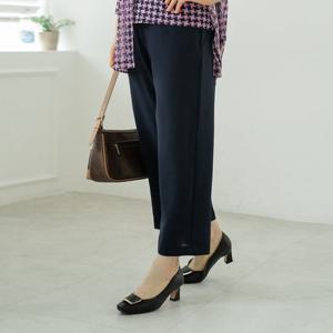 엄마옷 마담4060 편안한와이드밴딩팬츠-QPN2503057-