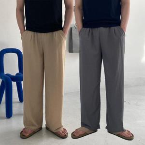 [모노폴로지]1+1 남성마바지 남자통바지 남자여름와이드팬츠