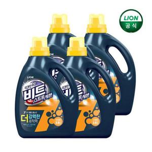 [비트]비트 액체 세탁세제 스트롱세븐 3L 용기 드럼용 x 4개