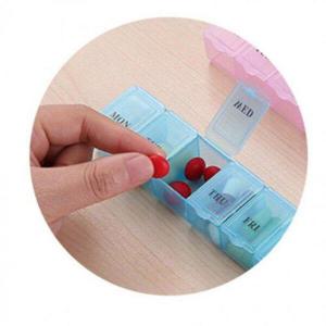 [모노무드]MNO 휴대용 일주일 알약케이스 요일별 약 보관함 약통