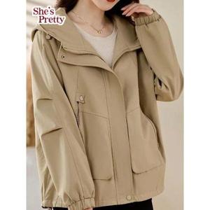 [쉬즈프리티]클릭후드윈드점퍼 L까지