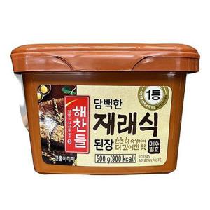 해찬들 재래식된장 500G x 2개 84700