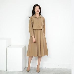 엄마옷 민소매 원피스 자켓 세트 613BNM286 중년여성/50대/60대/마담/빅사이즈/할머니옷