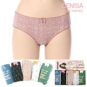 [제이투와이]여서용 면스판 미디팬티 5p세트