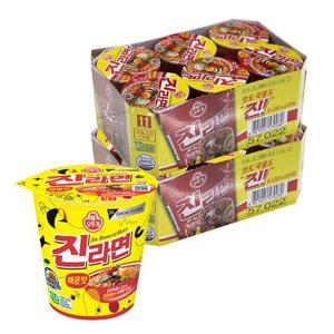 오뚜기 진라면 매운맛 소컵 65g X 12개
