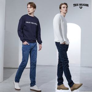 [트루릴리전] 남성 슬림 스트레이트 데님 팬츠