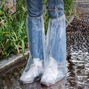 [에이치에스라이프]레인부츠 장화 장마철 비오는날 일회용 방수화 형 비닐 신발 커버 10매입