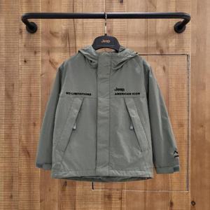 지프키즈 sh06 사선포켓 바람막이 점퍼(KH)  KN3JPU221