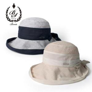 [보니스골프][보니스골프] TSW1205 주름 리본 포인트 여성 와이어 챙 모자