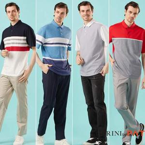 [CERINI by PAT][CERINI by PAT] 남성 캐주얼 선염 카라 티셔츠 4종 세트 24m