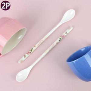 주방식기 롱티스픈 카페 긴 스푼 커피 2개