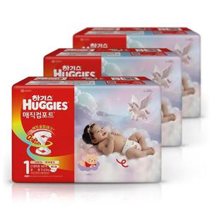 하기스 기저귀 매직컴포트 1단계 신생아 60p x3팩