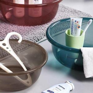 욕실 대야 세숫대야 투명 소형 WFIQNWK