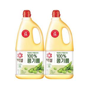 [CJ] 백설 콩기름1.8L x2개