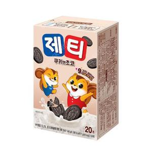 [제티]동서 제티 쿠키앤쵸코 20T 네스퀵 쿠앤크 초코렛맛 초코 (12880009)