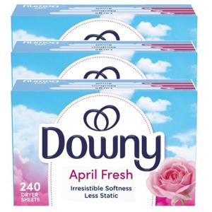 다우니 건조기 드라이시트 섬유유연제 720매(240매x3) 건조기시트 섬유유연제