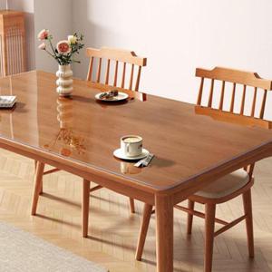 오염방지 보호 매트 테이블 투명 커버 방수 식탁보 WFL8BCM