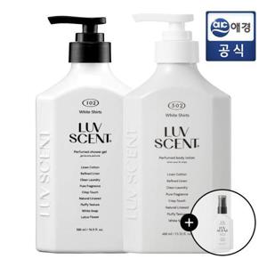 럽센트 바디워시 500ml 1개+바디로션 400ml 1개+ 럽센트 미스트 100ml