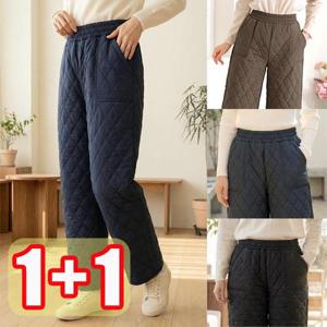 [엄마옷 로즈맘][1+1] 주완밴딩누빔바지