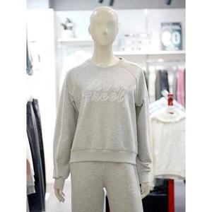 [인터크루]세이브존03 여성 레이스 라인 장식 맨투맨 티셔츠 ITZ3TM53A