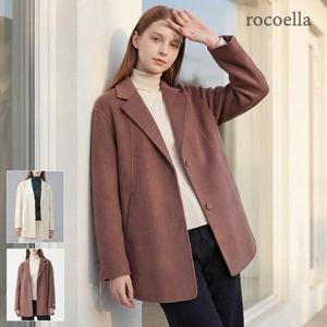[로코엘라] 안나 울 핸드메이드 여성 케이프 코트