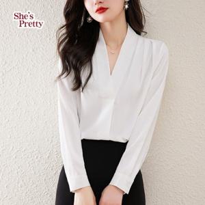 [쉬즈프리티] 알리노카라쉬폰블라우스