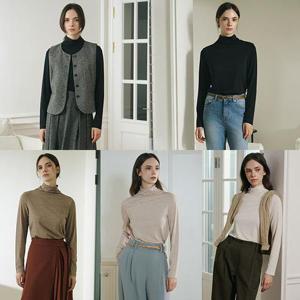 ★5종세트★카울넥 티블라우스 5종세트