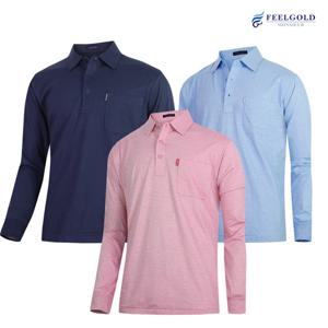 [필골드]남성 실켓 긴팔 카라티셔츠 PT111n511